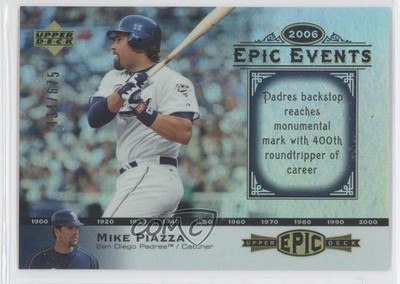 2006 Upper Deck Epic Events 434/675 Mike Piazza #EE79 HOF 0b9