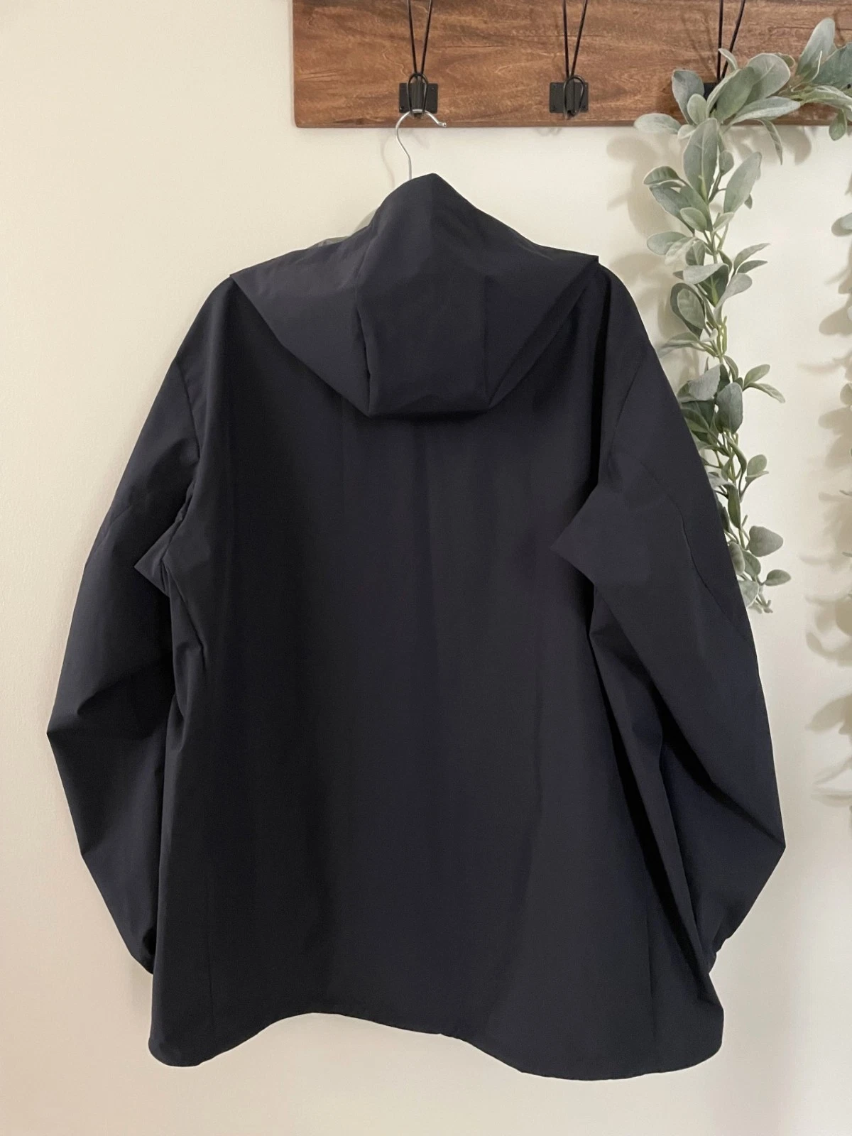 NWT $69 MENS MUJI WATER REPELLENT WINDPROOF HOODED JACKET XL X-LARGE DK NAVY NEW image 5