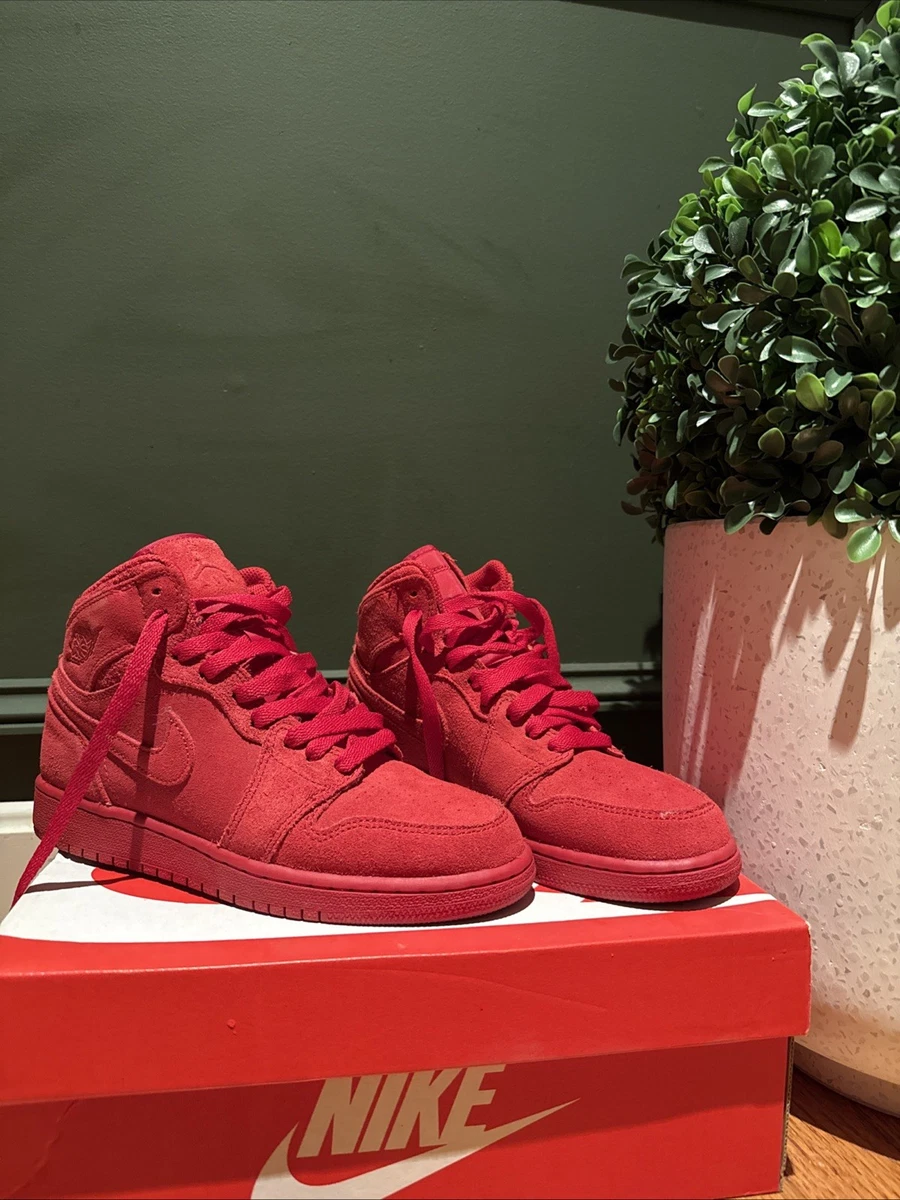 Jordan 1 Retro High Red Suede | eBay