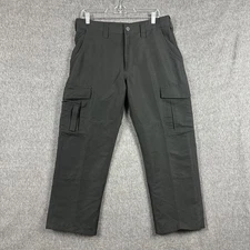 Propper Pants Womens 12 Short Black Tactical Cargo Ripstop Polyester Utility