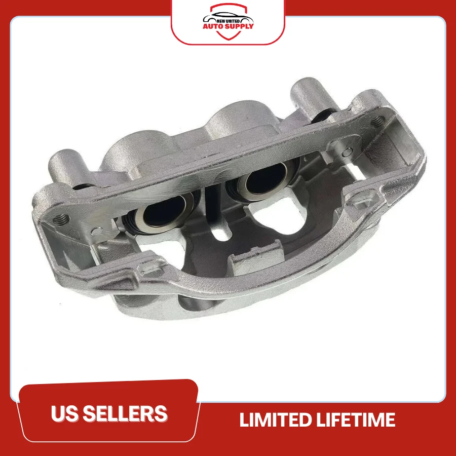 Pinza de freno delantera izquierda con soporte para Chevy Silverado GMC Sierra 2500 3500 HD Foto 3 de 4