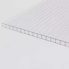 Thermoclear 48 In. X 96 In. X 1/4 In. (6Mm) Clear Multiwall Polycarbonate Sheet