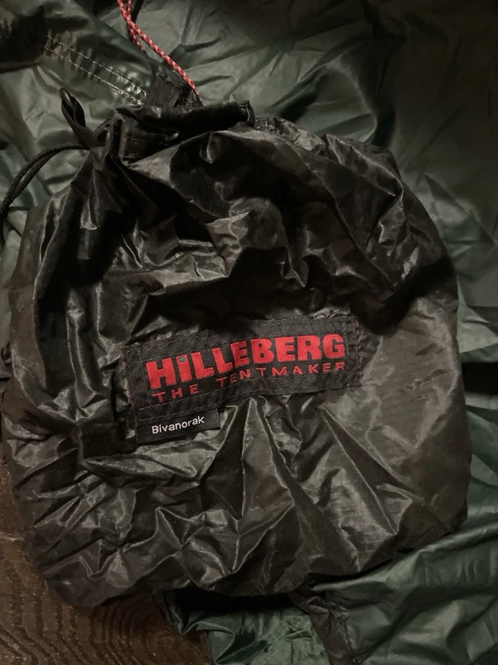 Hilleberg Bivanorak /Grn – Ultralight Survival Bivy/Poncho Shelter w/ Stuff Sack - Image 3 of 4