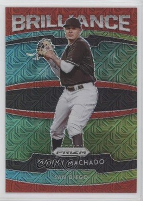 2020 Panini Prizm Brilliance Red Mojo Prizm 77/149 Manny Machado #B-9 0a4s