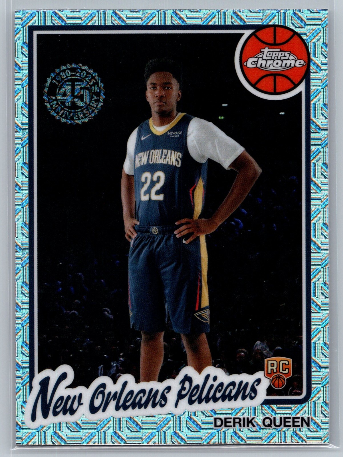 Derik Queen 2025 Topps Silver Pack #TC-DQ 1980-81 Topps Chrome