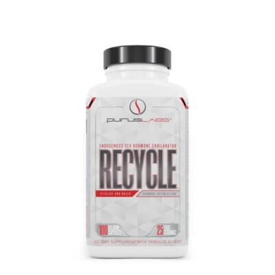 Purus Labs Recycle Natural Testosterone Booster for Lean Muscle 100 Capsules New