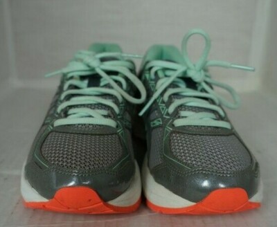 Asics Gel-Exalt 3 Diva Women's Pink/Silver/Green T666N SIZE US 7 - Excellent 