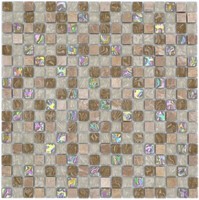 Mosaikfliese Naturstein Hellbraun Fliesenspiegel Wc Glasmosaik WB92-1213 |1Matte