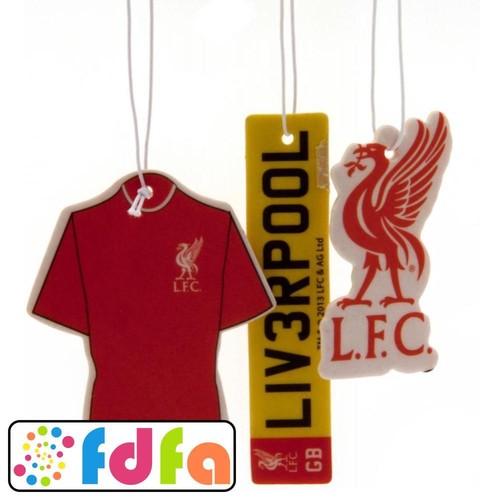 Officially Licensed Liverpool FC 3 Pack Air Freshener Football Car Scent