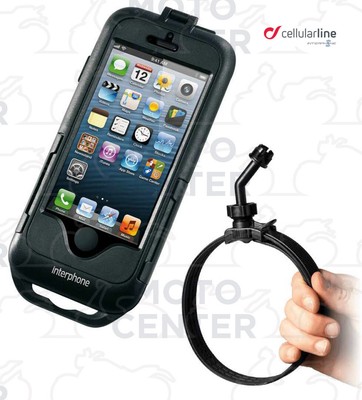 SUPPORTO CELLULAR LINE PORTA IPHONE 5S/5 PER MANUBRI NON TUBOLARI