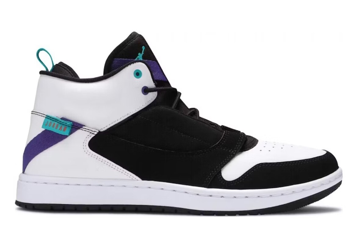 NWB- JORDAN FADEAWAY Black/ Turbo Green- White Men display picture 2
