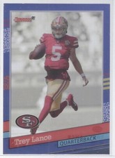 TREY LANCE 2021 PANINI CLEARLY DONRUSS 1991 THROWBACK ROOKIE RC #91-18