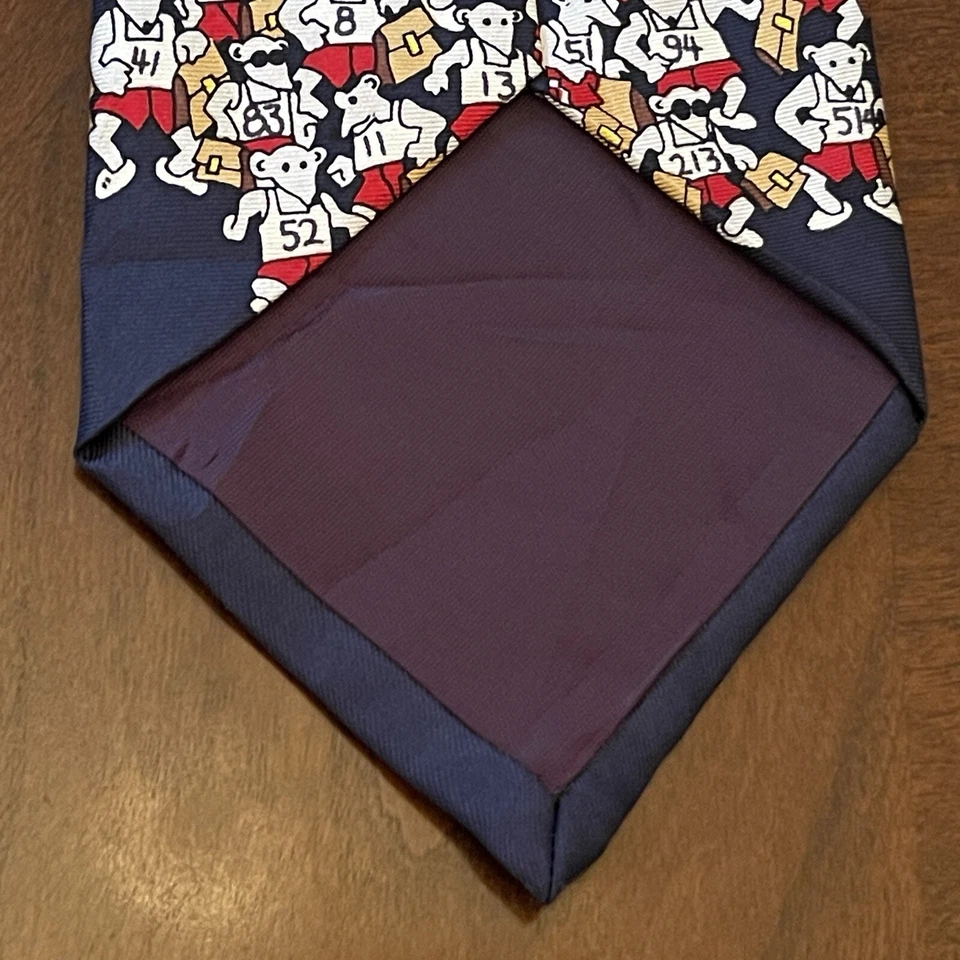 Vintage Alynn 100% Silk Men’s Neck Tie Made In USA Rat Race - Image 2 of 4