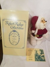 Raikes Collectable Bears 15" St. Nicholas Santa Claus Hand Signed Christmas tag