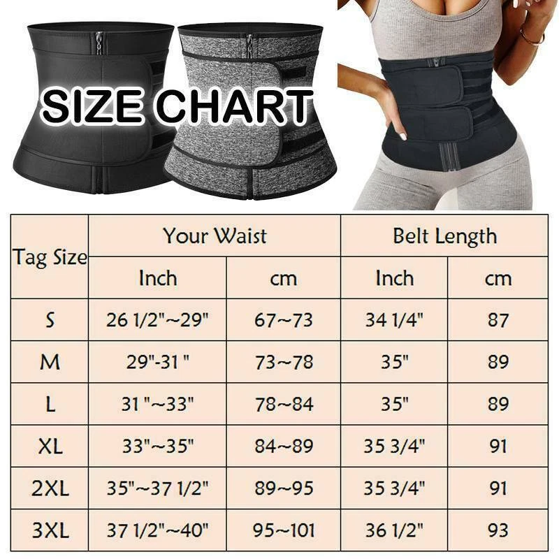 Waist Trainer Women, Waist Trainer for Weight Loss Women, Sweat Belt, Waist  Trainer Men - Adjustable Waist Trainer, Fits S/M (up to 33 Waist) Support  Back & Improve Posture Black : 