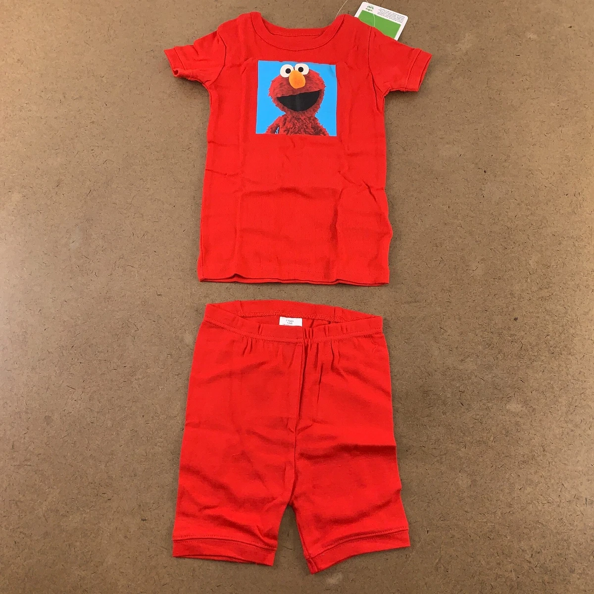 GAP Toddler Size 5 Red Sesame Street 100 Organic Cotton Elmo