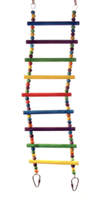 Adventure Bound flexible Farbe Papageienkäfig Leiter Spielzeug - groß - L 46 cm 