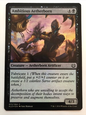 MTG Kaladesh Ambitious Aetherborn Foil 072/264 NM