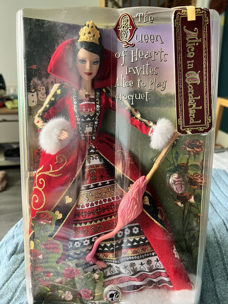 Queen Of Hearts From Alice In Wonderland Silver Label Barbie Doll