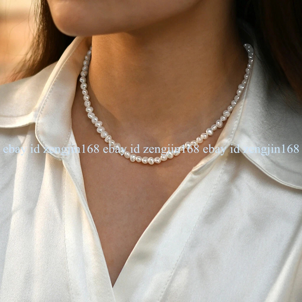 Details more than 157 small white pearl necklace latest