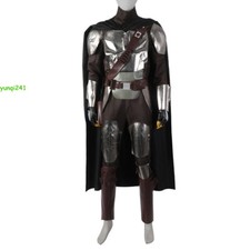 The Mandalorian Boba Fett Without Helmet Cosplay Costumes Halloween Perform Cos