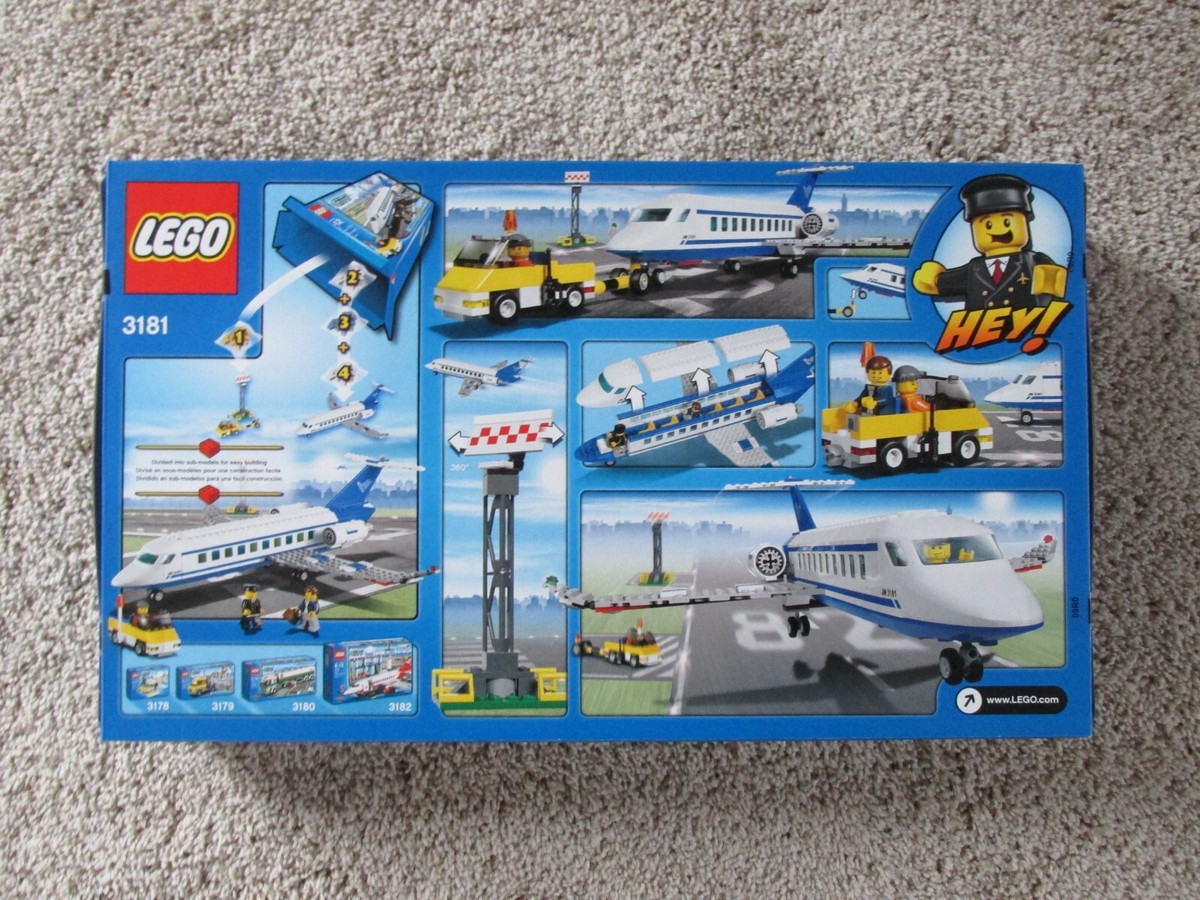 AIRCRAFT 13Vセット NISB LEGO City Airport Passenger Plane (3181) 673419078382| eBay