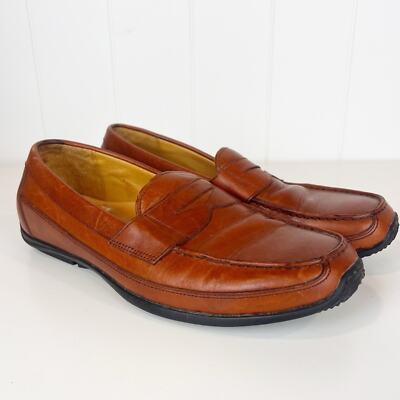 Polo Ralph Lauren Brown Leather Loafer Size 10D | eBay display picture 1