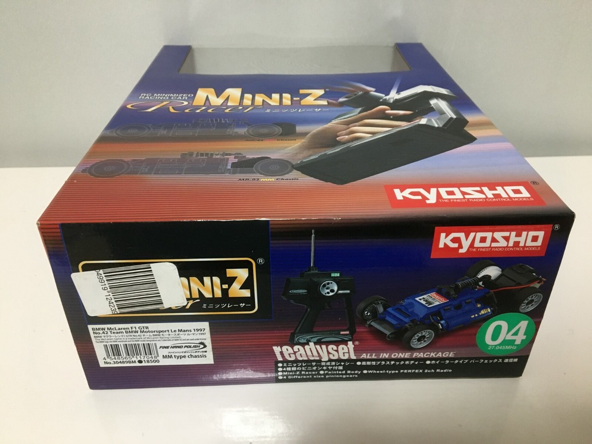 F1 BMW GTR Kyosho McLaren MINI-Z OLD Super readyset Racer Rare