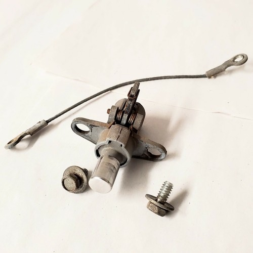 1965 GT 1966 Pony Ford Mustang Glove Box Lid Latch Screws Cable Flat