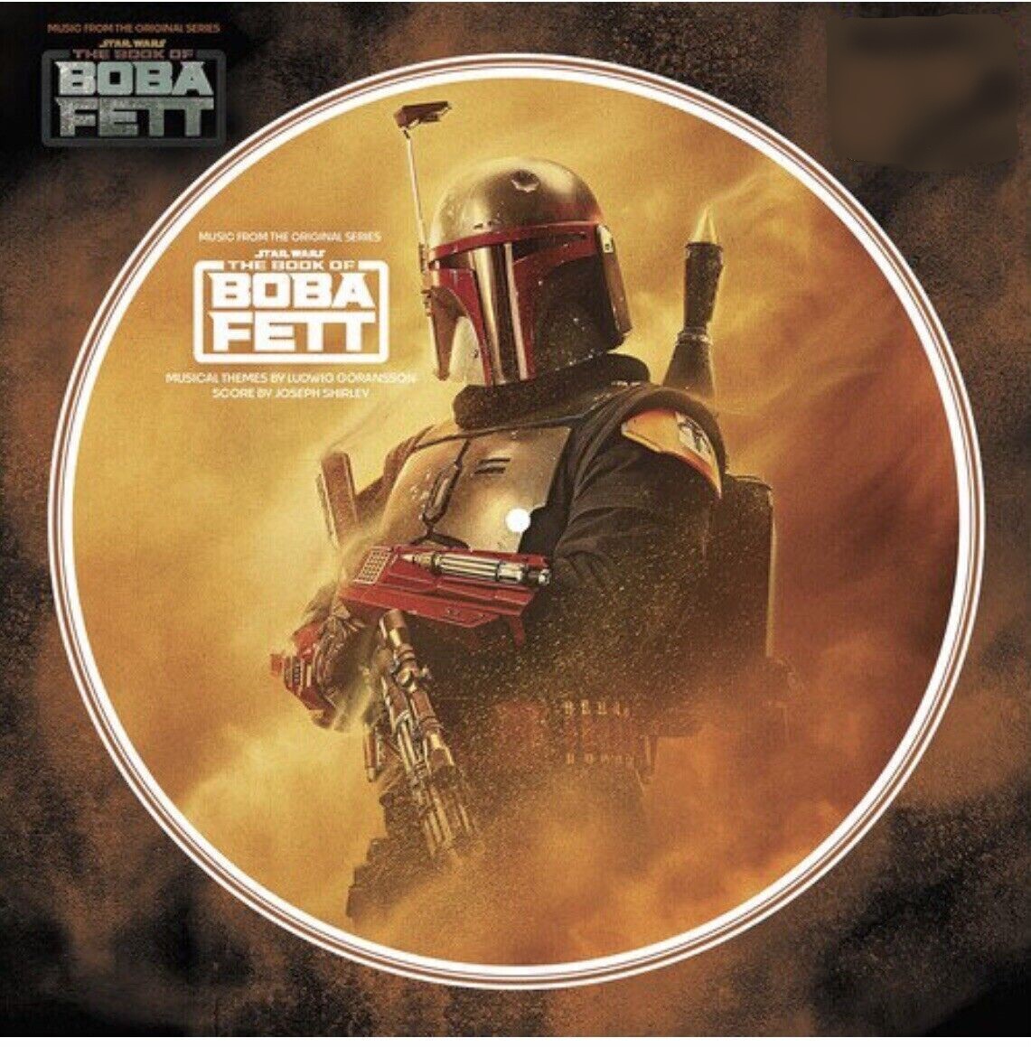 レコードレーベル スターウォーズ Boba Fett ボバフェット アナデジ レコードレーベル スターウォーズ Boba Fett ボバフェット