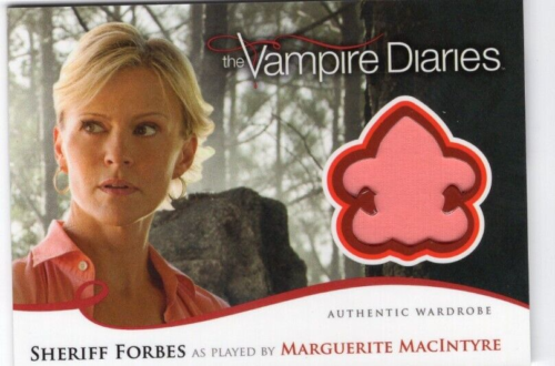 Carte costume Vampire Diaries Marguerite Macintyre en tant que shérif Forbes - Photo 1/2