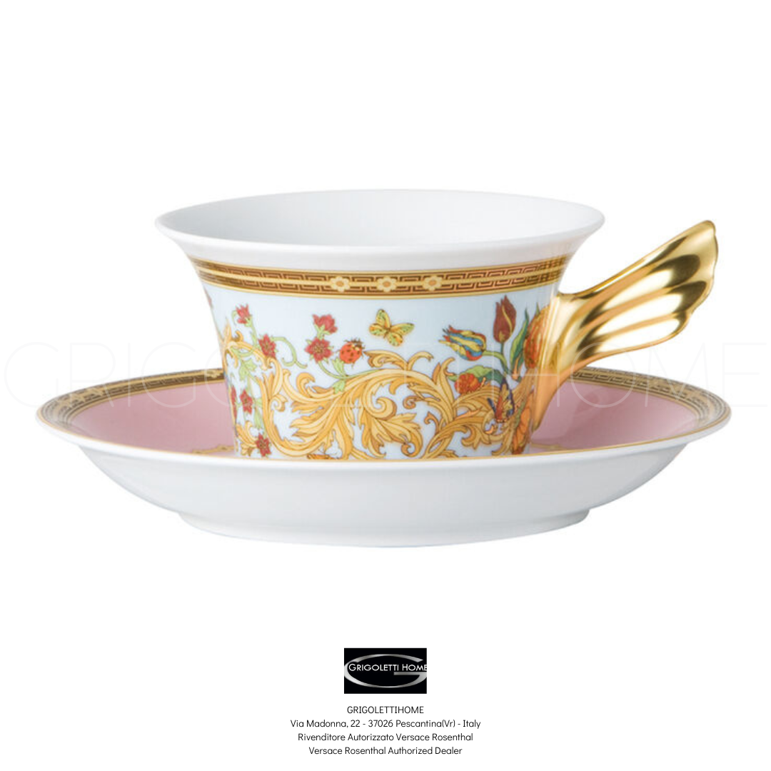 Versace Rosenthal - Le Jardin De Versace - Tea Cup With Saucer - Retailer