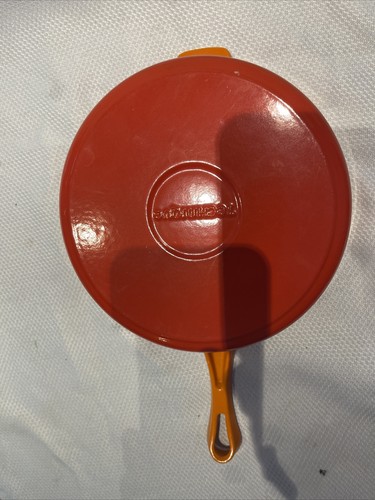 Technique Cast Iron Enamel Pan-Red-orange 9” Diameter - Picture 7 of 7