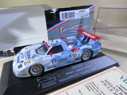 553W Onyx XLM99001 Nissan R390 GT1 Clarion #30 Le Mans 1998 1:43 Neuf Boite - Afbeelding 1 van 21