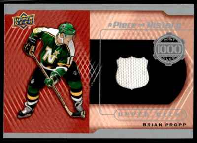 2018-19 Upper Deck A Piece of History 1,000 Point Club Relic Brian Propp