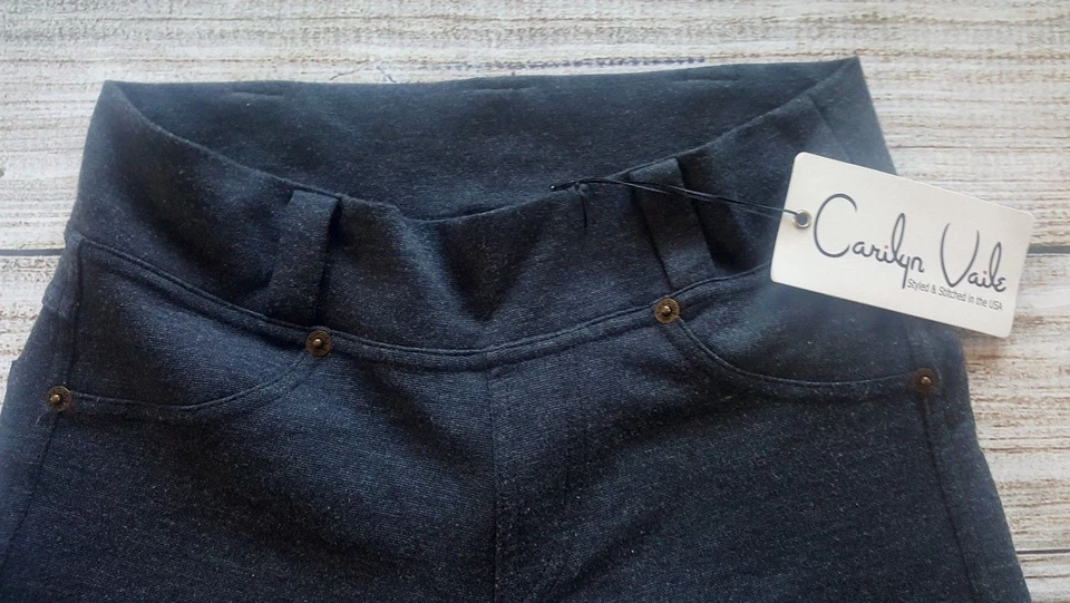 Pantalones de mezclilla oscura Carilyn Vaile Dream CV2029F talla XS Foto 2 de 4