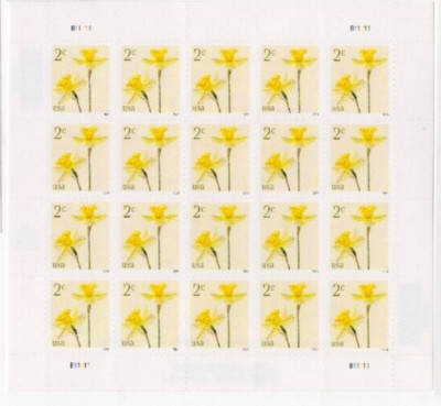 USPS Flowers Daffodils Sheet of 20 Stamps - MNH In stock (5898) | eBay