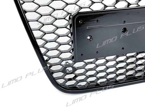 🔥RS6 Style Front Mesh Honeycomb Grille Grill For Audi A6 S6 C7 2012-2015 - Picture 8 of 10