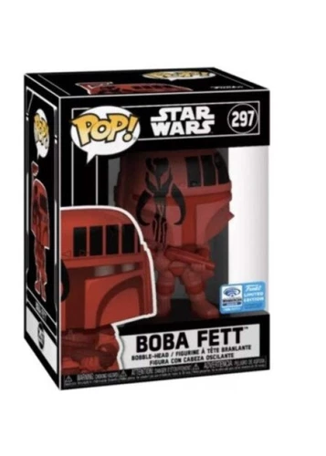 Pop! Vinyl Boba Fett (Futura Red) [Wondercon] - Star Wars #297