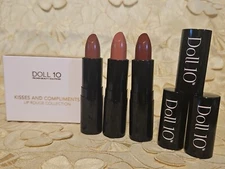 Doll 10-Kisses &Compliments-Lip Collection-LIPSTICK-ENTICING/TEMPTED/CHARMED-NIB