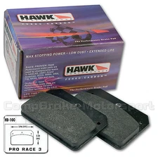 Wilwood Dynalite Fast Road Hawk HPS Brake Pads/Compbrake Pro Race 3