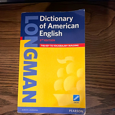 Pearson Longman Dictionary of American English, 5th Edition Reference Book