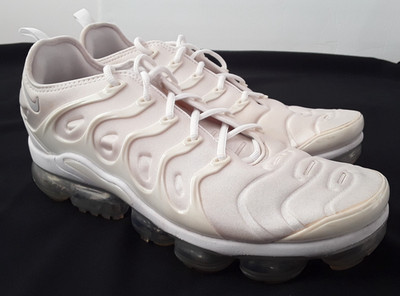 Nike Air VaporMax Plus Men's 14 White Running Sneakers 924453-100 Cross Fit