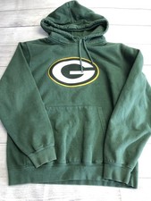 Green Bay Packers Hoodie Sweatshirt Mens Medium Green NFL Football Team Apparel