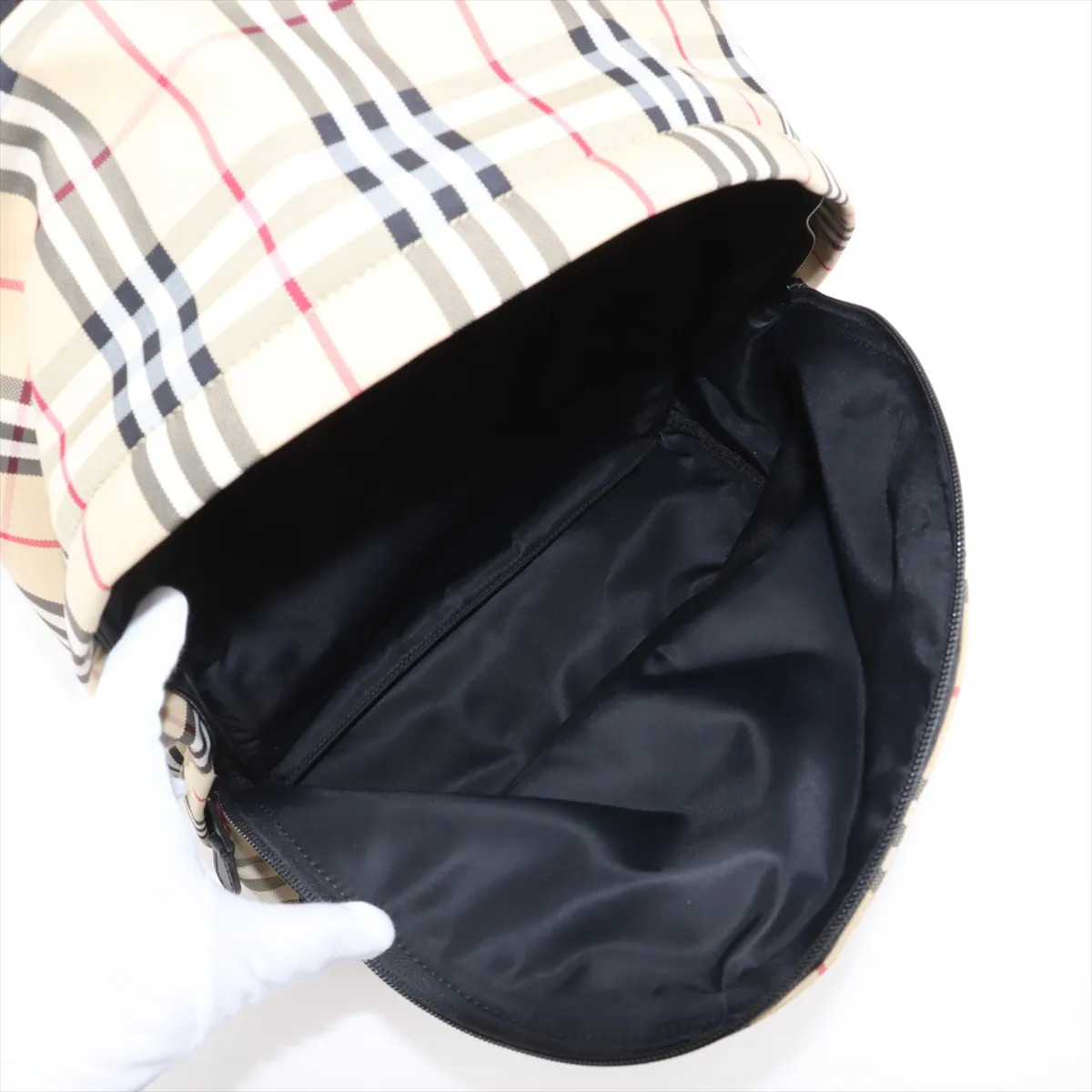Burberry Nova Check canvas Backpack Beige | eBay display picture 2