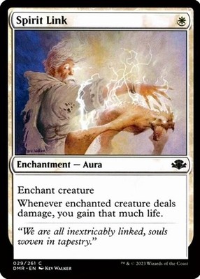 X 1 Spirit Link NM-M DMR 029 MTG Magic The Gathering