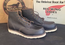 Red Wing 8849 - US 10 1/2 D - 6-inch Moc-Toe (NwoB - As is) Black Prairie