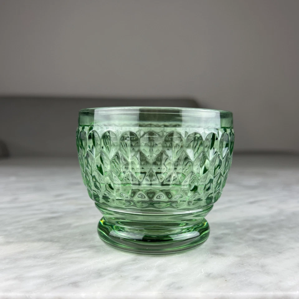 Juego de 5 fruteros/vasos pequeños de vidrio verde Villeroy & Boch Boston de 3" Foto 3 de 4