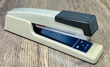 Vintage Bostitch Office Desk Stapler Model B440 Khaki/ Tan Brown Working