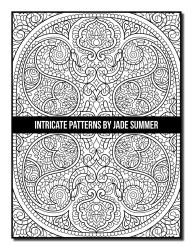 Intricate Patterns: An Adult Coloring Book with 50 Detailed Pattern Designs for - Picture 12 of 12